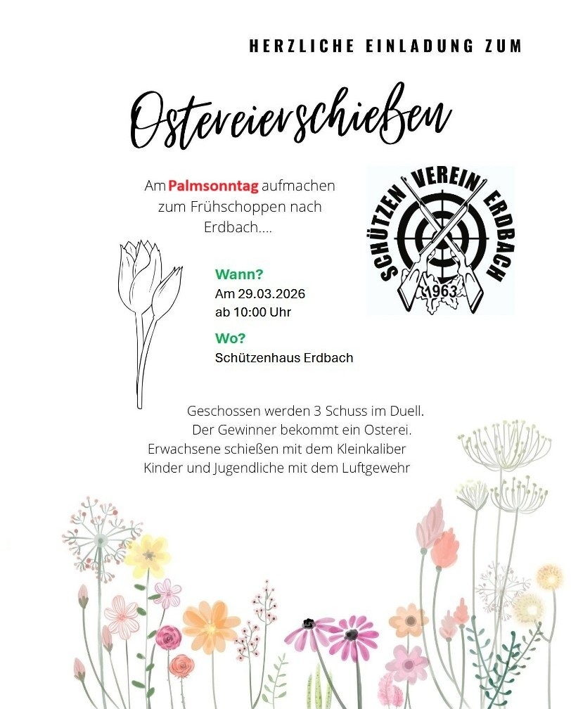 Ostereierschießen in Erdbach